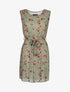 Robe gaufrée à imprimé coeurs - vert - 3