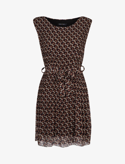 Robe gaufrée à imprimé 70&