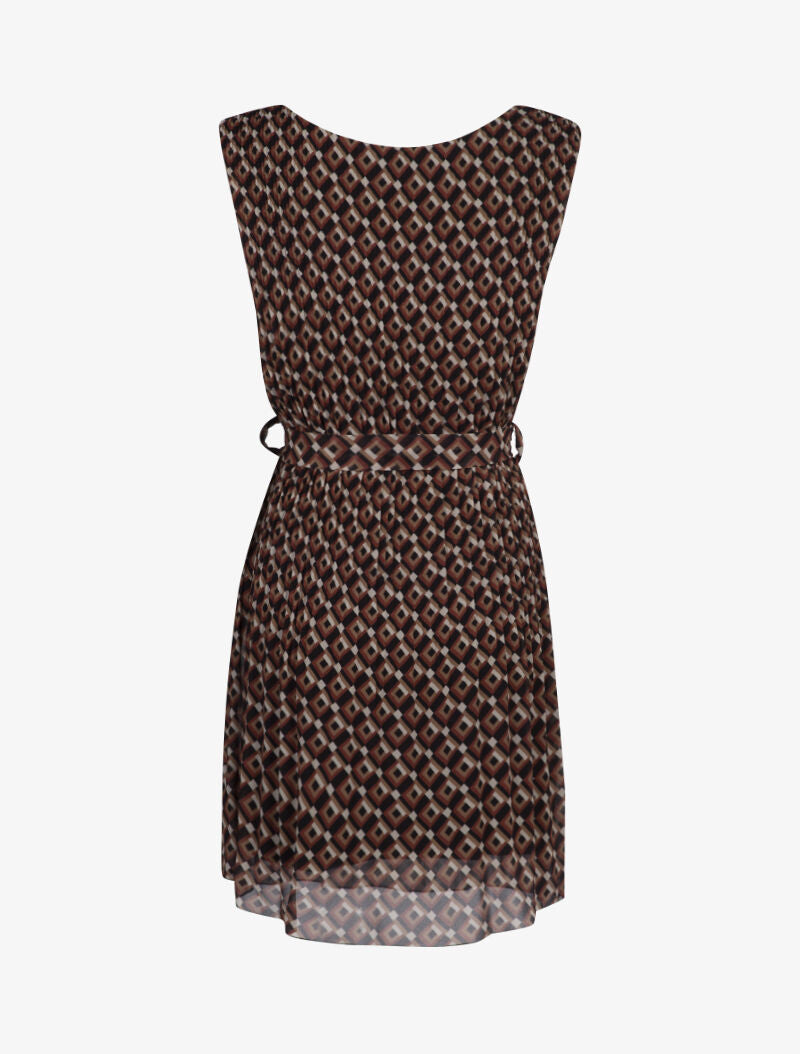 Robe gaufrée à imprimé 70&