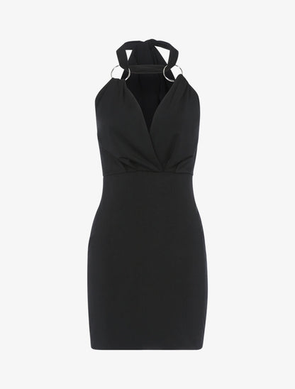 Robe à bretelles extra longues - noir - 3