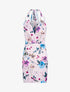 Robe imprimée à bretelles extra longues - rose - 4