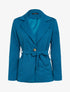 Veste unie casual - bleu pétrole - 3