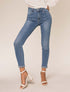Jean skinny légèrement délavé - bleu denim - 5
