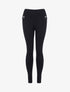 Legging à zips contrastants - noir - 1