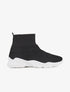 Sneakers hautes en tissu - noir - 5