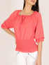 Top boule en voile - corail - 1