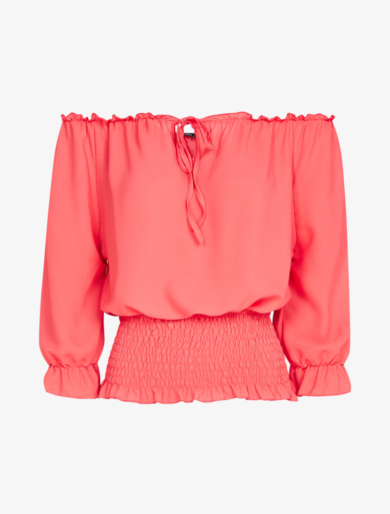 Top boule en voile - corail - 2