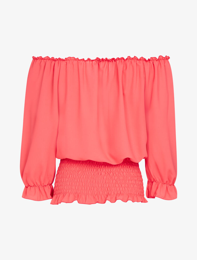 Top boule en voile - corail - 3