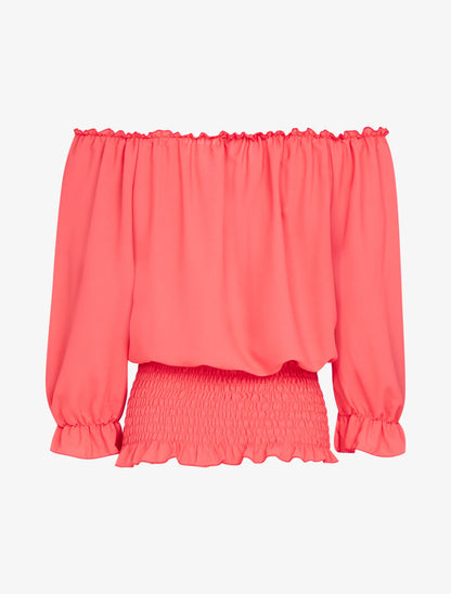 Top boule en voile - corail - 3