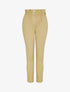 Pantalon uni coupe carotte - camel - 1