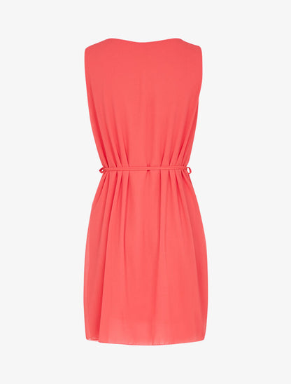 Robe à col orné d&
