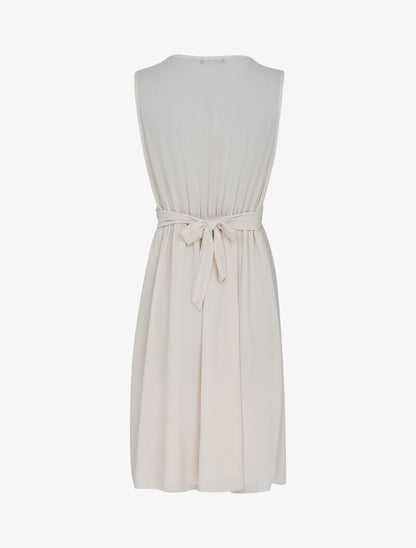 Robe patineuse en voile - beige - 2