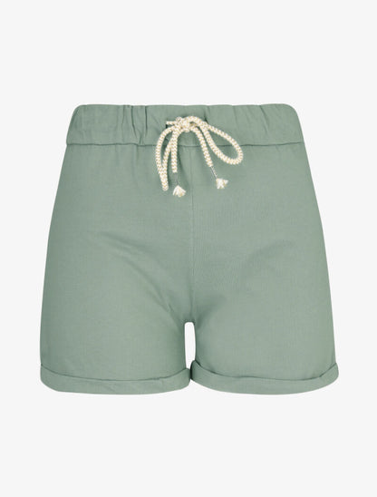 Short à cordons de serrage - kaki - 1