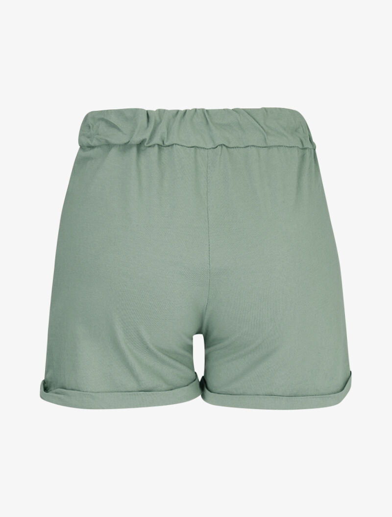 Short à cordons de serrage - kaki - 2