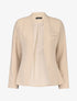 Blazer à fausse poche poitrine - beige - 3