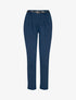 Pantalon coupe carotte stretch - marine - 3