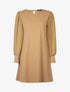 Robe à manches en voile - camel - 3