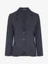 Blazer fluide uni - noir - 1