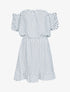 Robe à pois et volants - ecru - 1