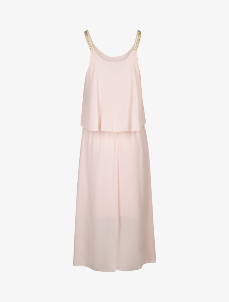 Robe à bretelles imprimées - rose - 2