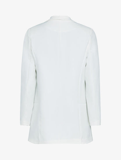 Blazer ouvert à fausses poches - ecru - 3