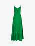 Robe longue unie - vert - 3