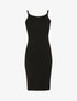 Robe basique unie - noir - 1