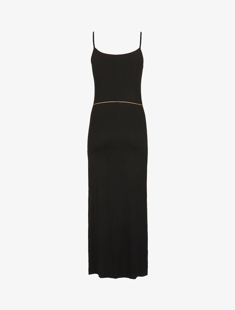 Robe à côtés fendus - noir - 2