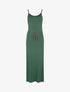 Robe à côtés fendus - vert - 4