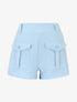Mini short à grandes poches - bleu ciel - 1