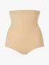 Culotte gainante unie - beige - 1