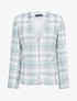 Blazer ouvert à imprimés - blanc - 3