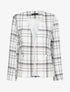 Blazer ouvert à imprimés - beige - 1
