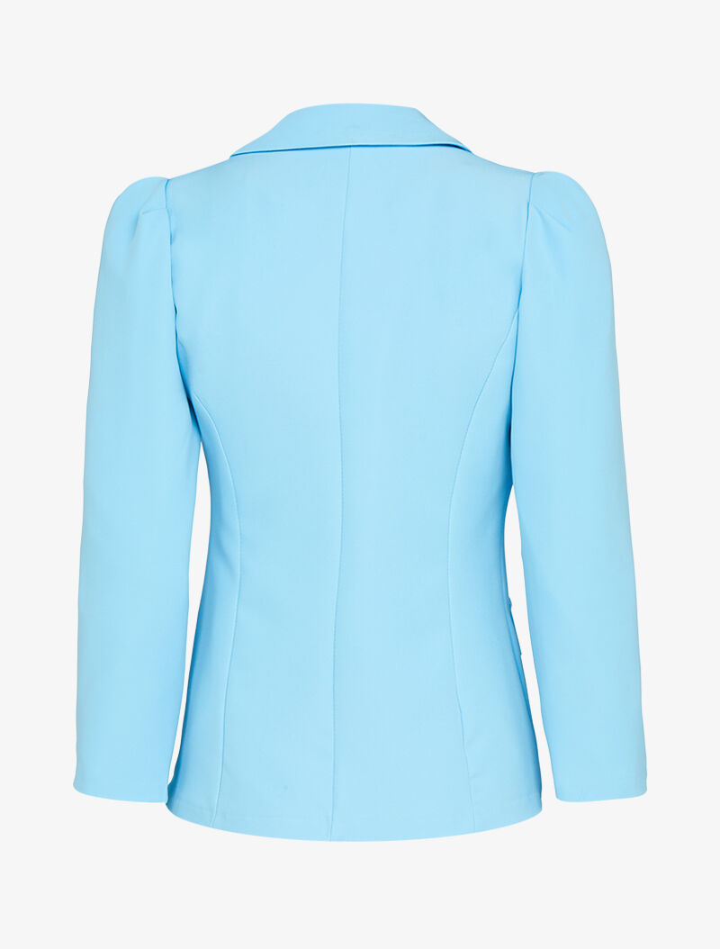 Blazer à manches gigot - bleu ciel - 2