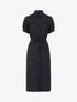 Robe chemise à manches courtes - noir - 3