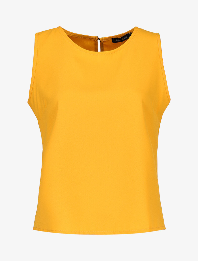 Ensemble débardeur et short fluide - jaune - 3