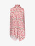 Top imprimé floral et nuque à nouer - rose - 3