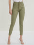 Pantalon à cordons de serrage - kaki - 1