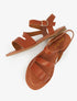 Nu-pieds minimalistes à ganse en biais - camel - 5