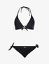Bikini à détails métalliques - noir - 1