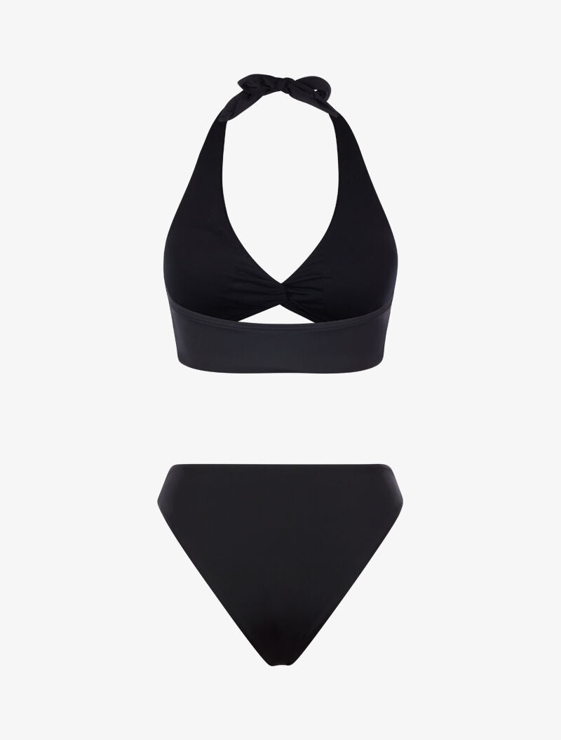 Bikini à effet torsadé - noir - 2