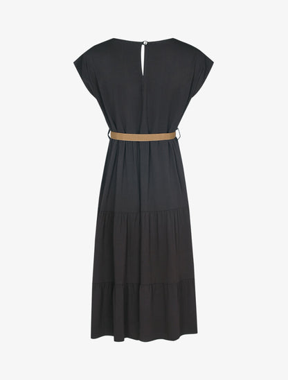 Robe trapèze basique - noir - 2