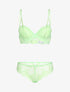 Ensemble en dentelle baroque - vert menthe - 1