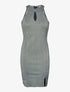 Robe col américain irisée - gris - 3