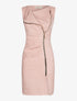 Robe zippée en suédine - rose - 5