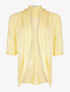Gilet dos maille ajourée - jaune - 3