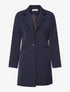 Blazer long 1 bouton - marine - 1