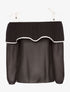 Blouse volantée épaules à nouer - noir - 1