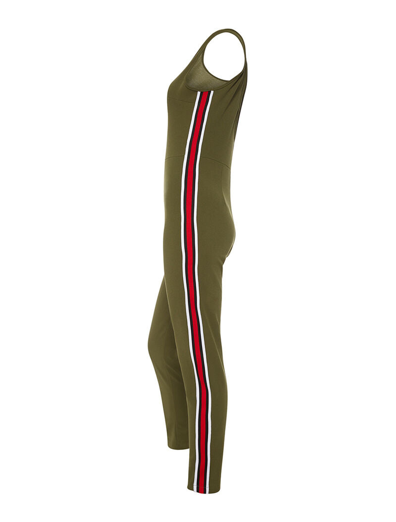 Combinaison bandes sport - kaki - 3