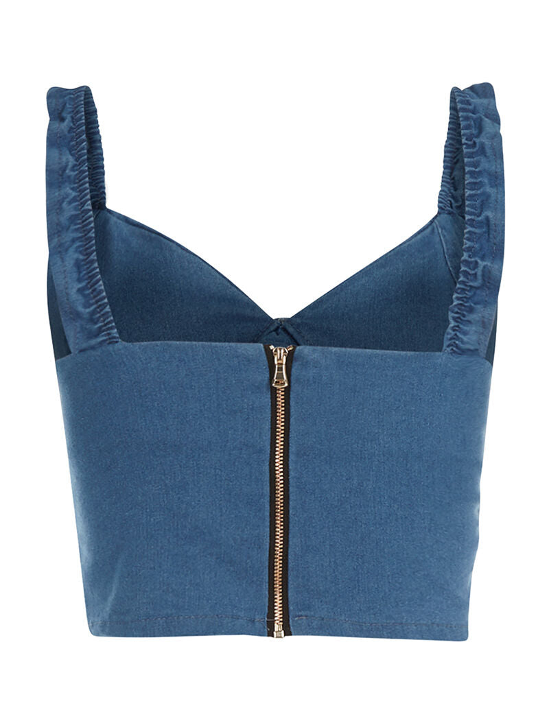 Brassière en jean - denim - 5